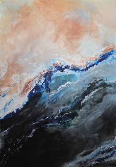 “Summer on my Mind” – Acrylic on Canvas 100cm by 70cm