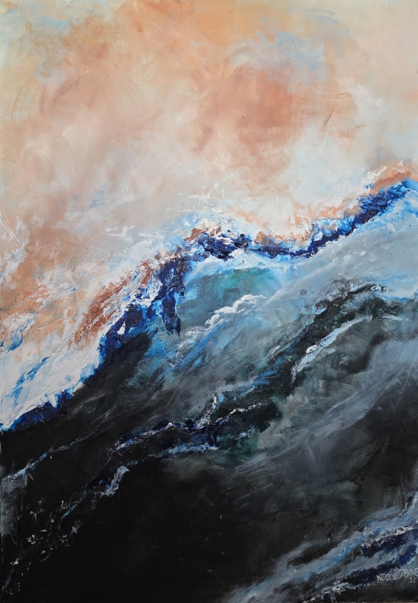 “Summer on my Mind” – Acrylic on Canvas 100cm by 70cm