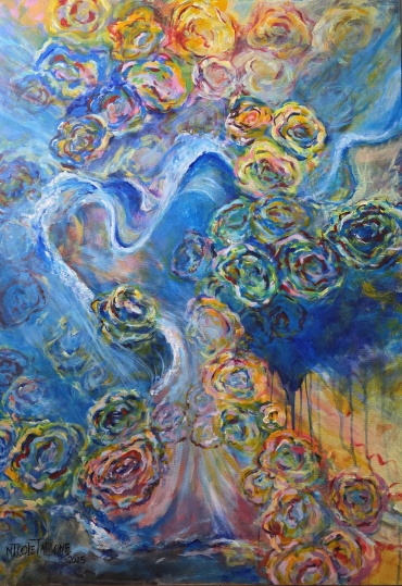 “Symphony of Nature”– Acrylic on Canvas 100cm by 70cm
