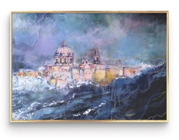 “Sea of Ages” – Acrylic on Canvas 100cm by 70cm