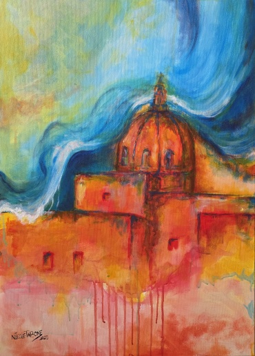 “Silent Night” – Acrylic on Canvas 70cm by 50cm