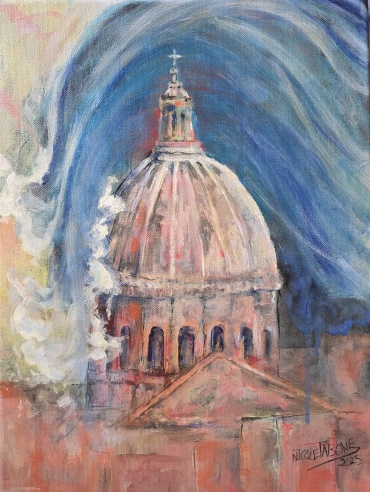 “Further Away” – Acrylic on Canvas 30cm by 40cm