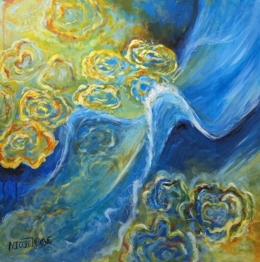 “Paradise” – Acrylic on Canvas 60cm by 60cm