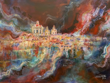 'A Golden Memory' - Acrylic on Canvas 80cm by 60cm