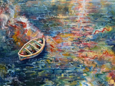 'A Day in Paradise' - Acrylic on Canvas 80cm by 60cm